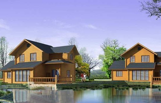 呼市防腐木塑集成房屋