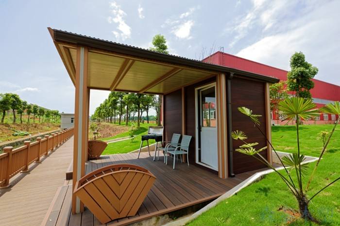 內蒙古木塑集成房屋——環衛房，崗亭——生產中！